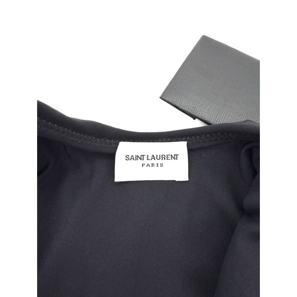 NWT Saint Laurent Size XS Maillot Saharienne Lace-Up One-Piece Swimsuit $1,400 - Picture 9 of 13